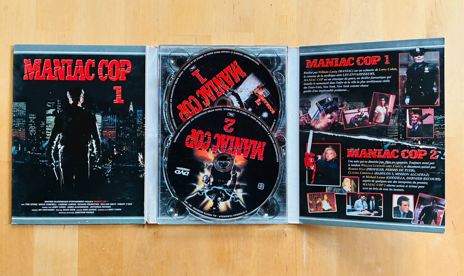 Caja de DVD Maniac Cop 1 y 2 de William Lustig. – photo 3